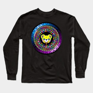 Trippy Kandi Plur Bear Long Sleeve T-Shirt